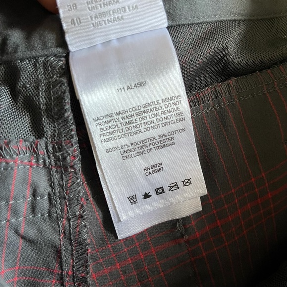 Columbia Golf Shorts Grey and Red Size 8 - Picture 9 of 11